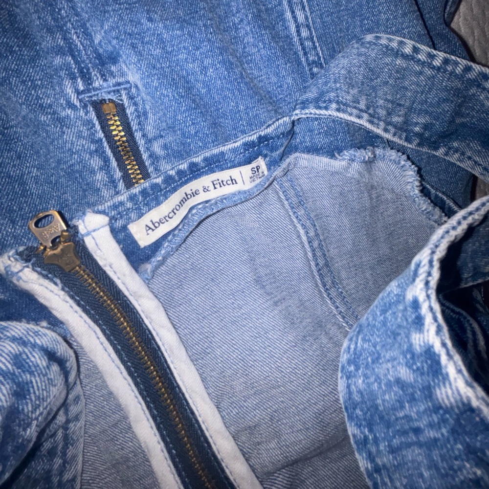 Abercrombie & Fitch Denim Midi Dress